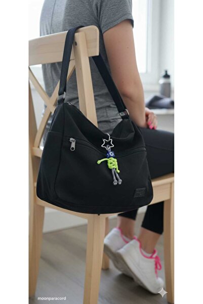 moonparacord Nazar Beaded Keychain Bag Charm