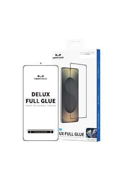 KeepHone واقي شاشة زجاجي كامل اللصق 2.5D لهاتف سامسونج جالاكسي S26 ألترا ديلوكس