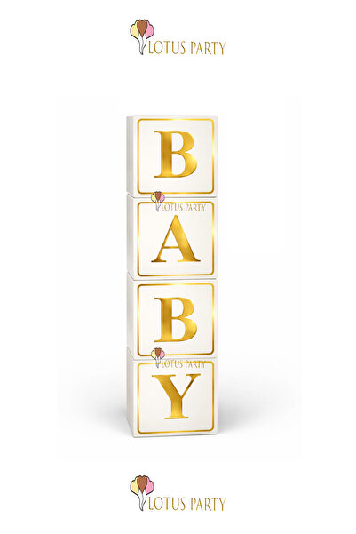 Gold Yazı Baby Kutu - doğum Günü Baby Kutu Yeni Hastane Oda Süsleme baby Kutu