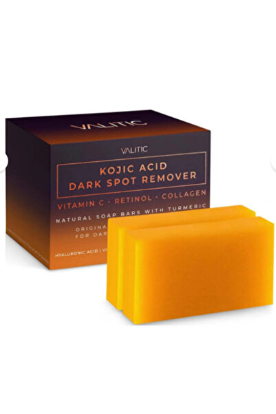 valitic صابون لإزالة البقع الداكنة وتفتيح البشرة مع الكركم وحمض الكوجيك 100 غرام