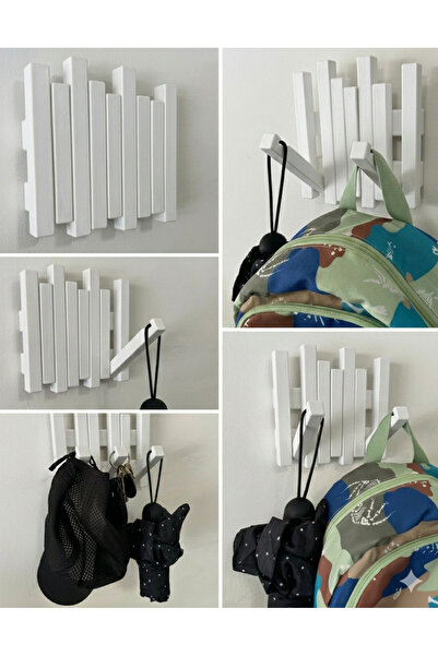 diğer0101 Modern ve Minimal Duvar Askısı Anahtarlık Duvara Monte Çanta Elbise...