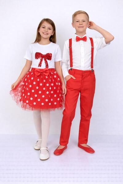 Nacar 23 Nisan 29 Ekim (tişört tütü etek) - (Gömlek-Askı-Papyon- pantolon) al...