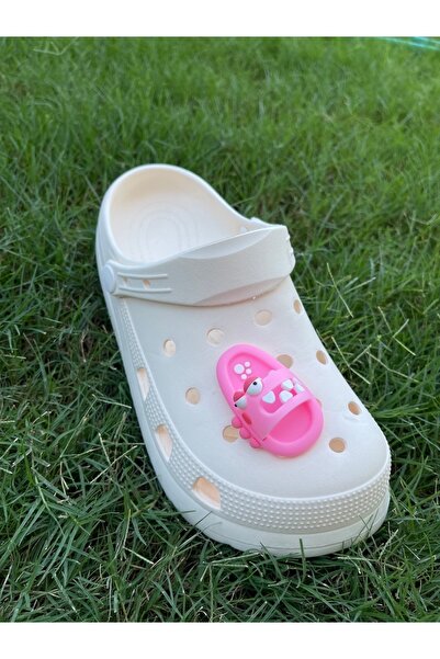 YuccaCo Accessorize Your Life Pembe Canavar Terlik Süsü Üç Boyutlu/3D Terlik ...