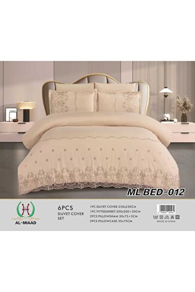 ALMIAAD Summer bridal Lace Duvet cover set - 6 pieces - Cup-Free- 230*250