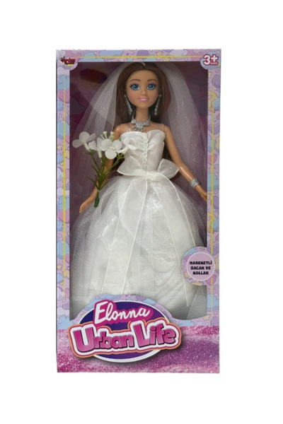 Wingzy 29 Cm Gelinlikli Aksesuarlı Bebek