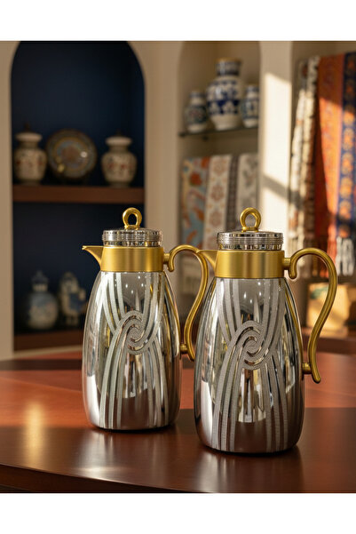 AR HOME 2 Pcs Vacuum Flask Thermos Set-AL SAIF