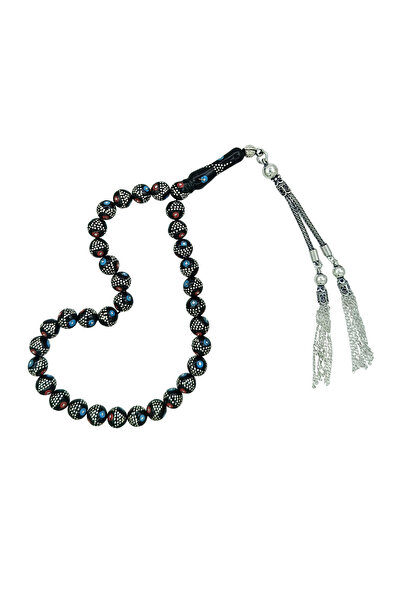 OltutaşıMarket Turquoise Coral and Silver Inlaid B Ankle-Length Genuine Erzur...