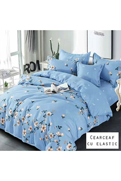 Patul Bubmac Finet Linen, Sulphur, Double Bed, 2 Persons, Stretchy Sheet, 6 P...