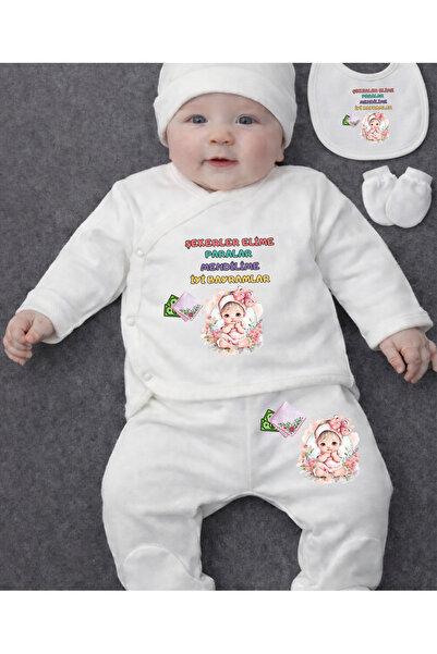 lupi Eid Candy Written Baby Top and Bottom Set
