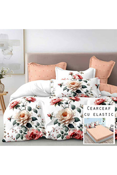 Patul Bubmac Finet Linen, Sulphur, Double Bed, 2 Persons, Stretchy Sheet, 6 P...