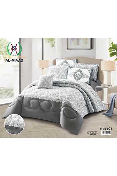 ALMIAAD Luxurious summer jacquard Double bridal bedspread set - 7 pieces - Do...