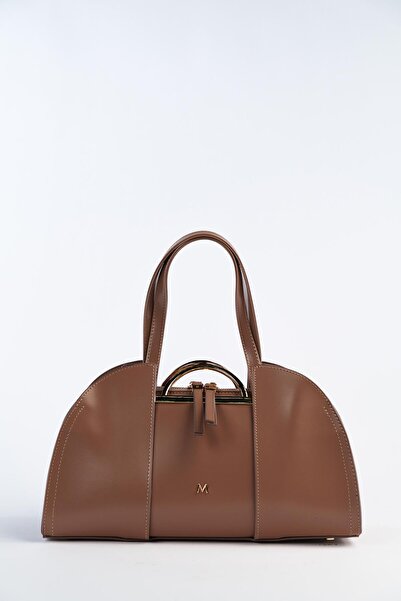 Matmazel Evora Vizon Kadın El ve Omuz Çantası