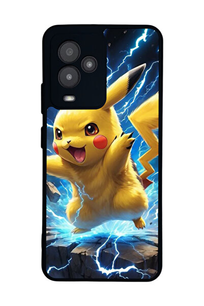 General Mobile متوافق مع GM 24 Pro مطبوع، أسود غير لامع، سيليكون ناعم، واقي، ...