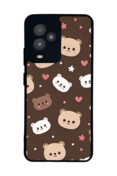 General Mobile متوافق مع GM 24 Pro مطبوع، أسود غير لامع، سيليكون ناعم، واقي، ...