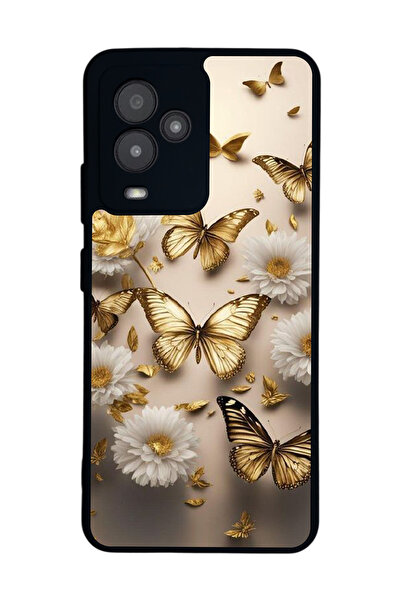 General Mobile متوافق مع GM 24 Pro مطبوع، أسود غير لامع، سيليكون ناعم، واقي، ...