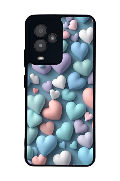 General Mobile متوافق مع GM 24 Pro مطبوع، أسود غير لامع، سيليكون ناعم، واقي، ...