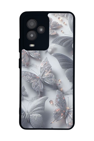 General Mobile متوافق مع GM 24 Pro مطبوع، أسود غير لامع، سيليكون ناعم، واقي، ...