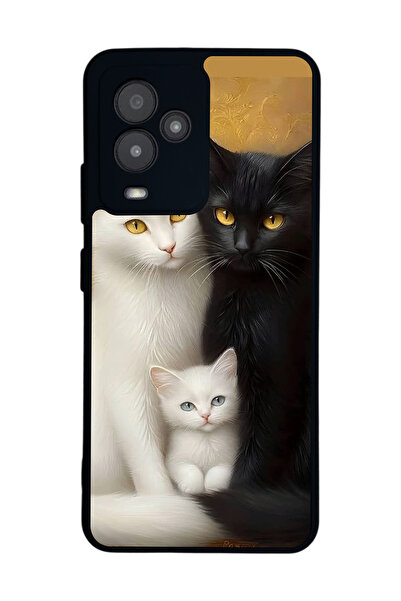 General Mobile متوافق مع GM 24 Pro مطبوع، أسود غير لامع، سيليكون ناعم، واقي، ...