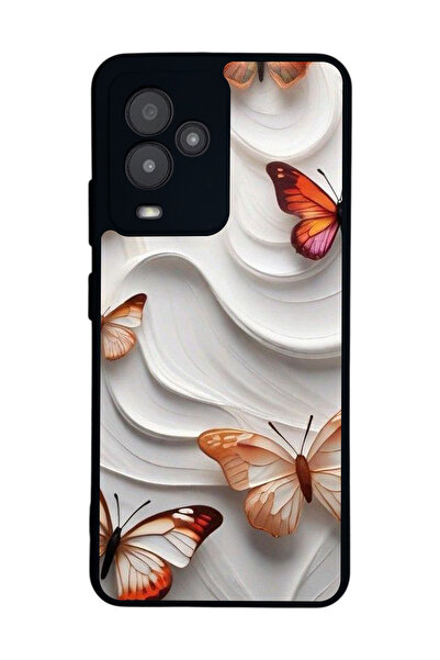 General Mobile متوافق مع GM 24 Pro مطبوع، أسود غير لامع، سيليكون ناعم، واقي، ...