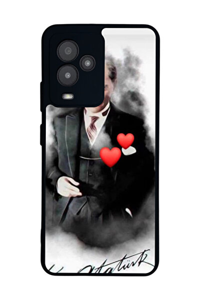 General Mobile متوافق مع GM 24 Pro مطبوع، أسود غير لامع، سيليكون ناعم، واقي، ...