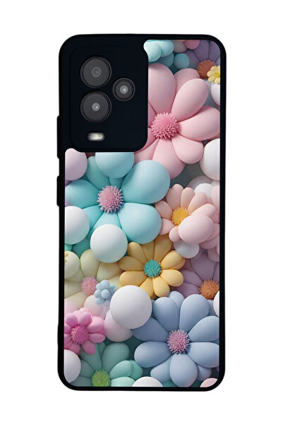 General Mobile متوافق مع GM 24 Pro مطبوع، أسود غير لامع، سيليكون ناعم، واقي، ...