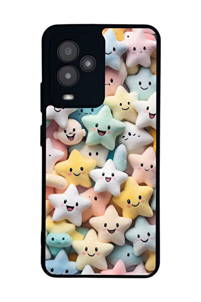 General Mobile متوافق مع GM 24 Pro مطبوع، أسود غير لامع، سيليكون ناعم، واقي، ...