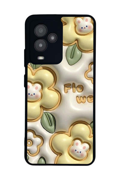 General Mobile Gm 24 Pro Compatible Printed , Matte Black, Soft Silicone, Pro...