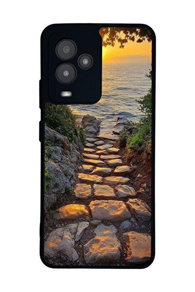 General Mobile متوافق مع GM 24 Pro مطبوع، أسود غير لامع، سيليكون ناعم، واقي، ...