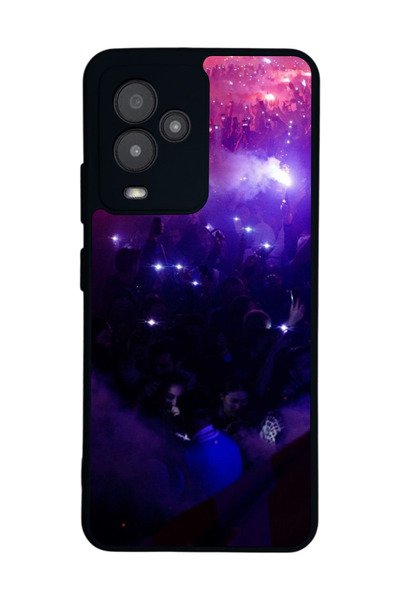 General Mobile متوافق مع GM 24 Pro مطبوع، أسود غير لامع، سيليكون ناعم، واقي، ...