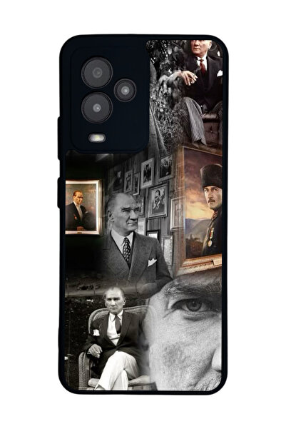 General Mobile متوافق مع GM 24 Pro مطبوع، أسود غير لامع، سيليكون ناعم، واقي، ...