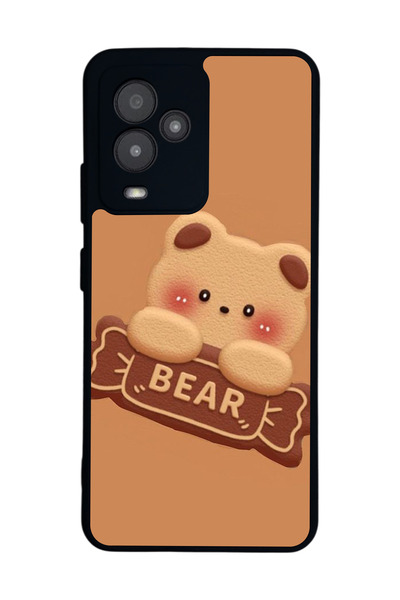 General Mobile متوافق مع GM 24 Pro مطبوع، أسود غير لامع، سيليكون ناعم، واقي، ...