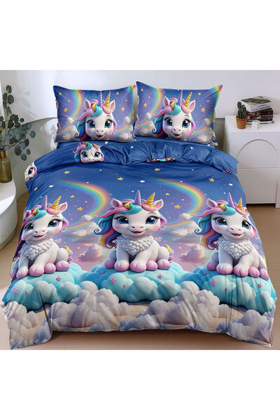 Patul Bed Linen, Satin Cotton, Sulphur, 2 Persons, Double Bed, 4 Pieces