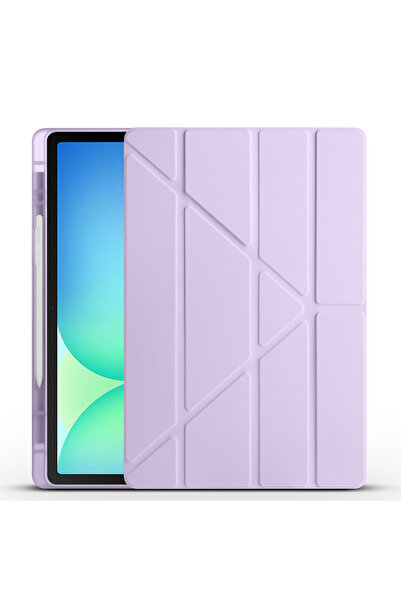 Ummeslem غطاء حماية للتابلت متوافق مع جهاز Galaxy Tab S10 FE Plus، قابل للطي ...