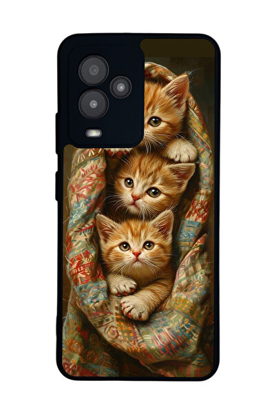 General Mobile متوافق مع GM 24 Pro مطبوع، أسود غير لامع، سيليكون ناعم، واقي، ...