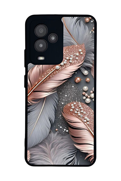 General Mobile متوافق مع GM 24 Pro مطبوع، أسود غير لامع، سيليكون ناعم، واقي، ...