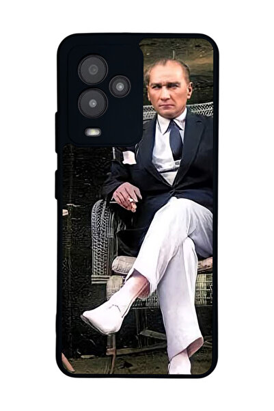 General Mobile متوافق مع GM 24 Pro مطبوع، أسود غير لامع، سيليكون ناعم، واقي، ...