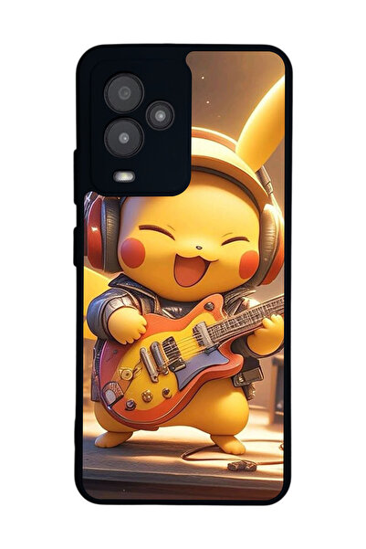 General Mobile متوافق مع GM 24 Pro مطبوع، أسود غير لامع، سيليكون ناعم، واقي، ...