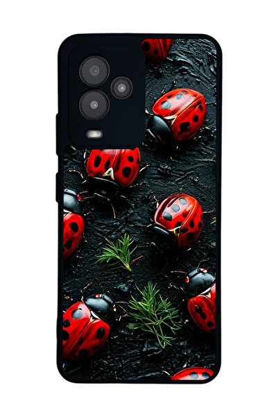 General Mobile متوافق مع GM 24 Pro مطبوع، أسود غير لامع، سيليكون ناعم، واقي، ...