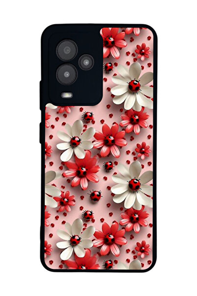 General Mobile متوافق مع GM 24 Pro مطبوع، أسود غير لامع، سيليكون ناعم، واقي، ...