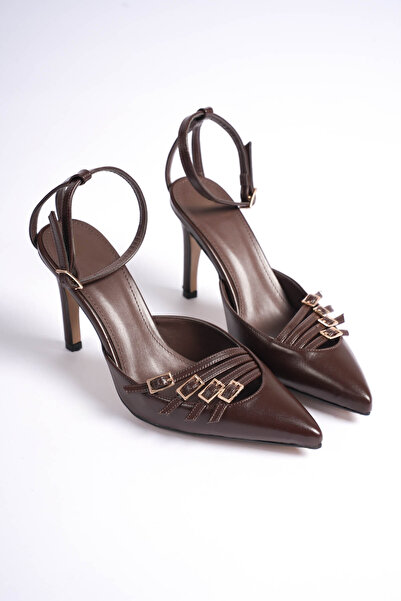 LEVONYA ليديا كادينا كوفي تفاصيل حزام حذاء بكعب