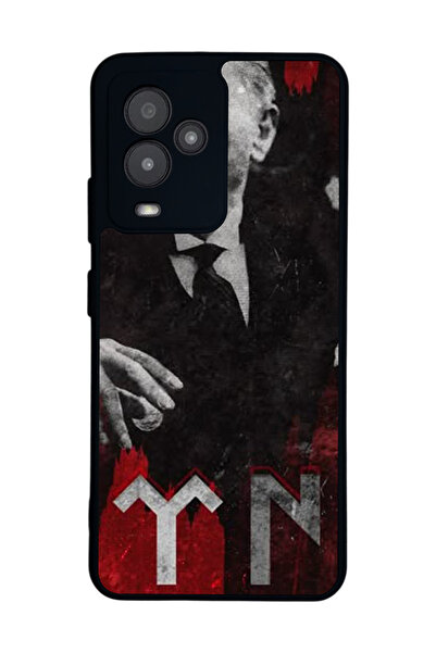 General Mobile متوافق مع GM 24 Pro مطبوع، أسود غير لامع، سيليكون ناعم، واقي، ...