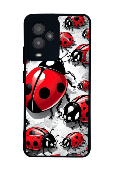 General Mobile متوافق مع GM 24 Pro مطبوع، أسود غير لامع، سيليكون ناعم، واقي، ...