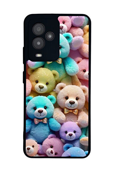 General Mobile متوافق مع GM 24 Pro مطبوع، أسود غير لامع، سيليكون ناعم، واقي، ...