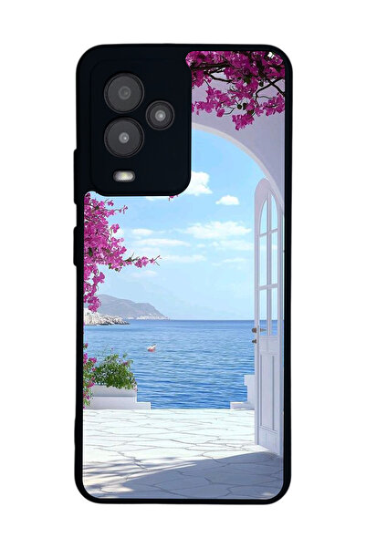 General Mobile متوافق مع GM 24 Pro مطبوع، أسود غير لامع، سيليكون ناعم، واقي، ...