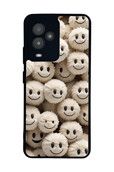 General Mobile متوافق مع GM 24 Pro مطبوع، أسود غير لامع، سيليكون ناعم، واقي، ...