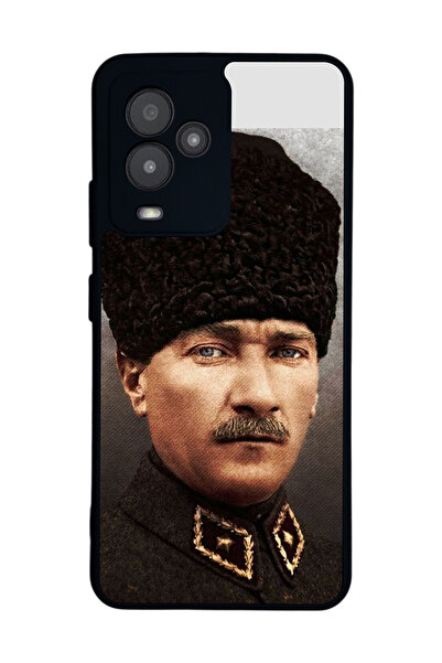 General Mobile متوافق مع GM 24 Pro مطبوع، أسود غير لامع، سيليكون ناعم، واقي، ...