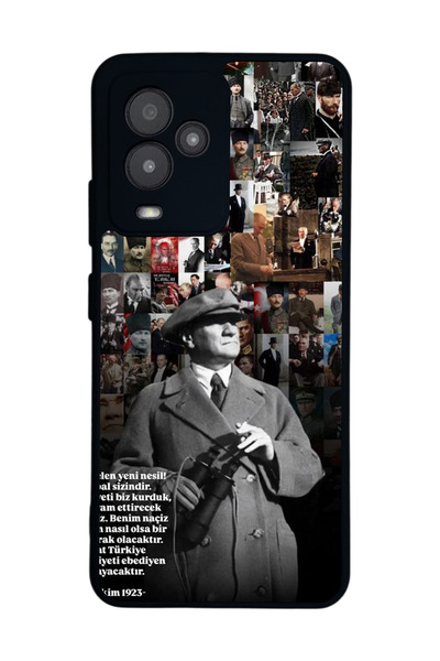 General Mobile Gm 24 Pro Compatible Printed , Matte Black, Soft Silicone, Pro...