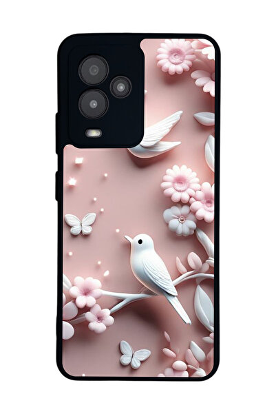 General Mobile متوافق مع GM 24 Pro مطبوع، أسود غير لامع، سيليكون ناعم، واقي، ...