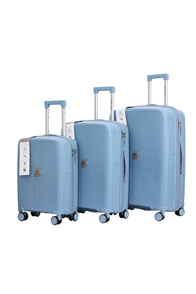 AMERICAN LUGgAGE Unbreakable 3-Piece Rubber Suitcase Set | Lightweight & Secu...
