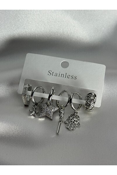 stainless steell SACHKA Stainless Steel Çoklu Küpe